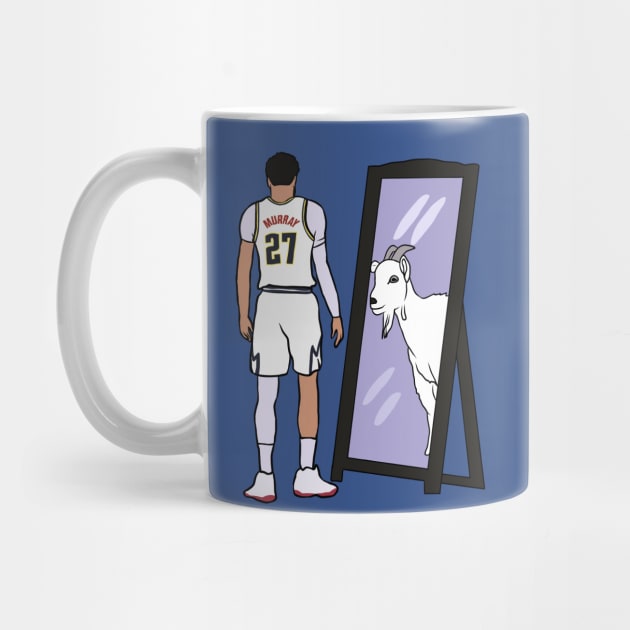 Jamal Murray Mirror GOAT by rattraptees